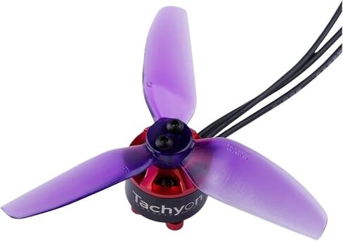 2 أزواج من المروحة HQProp T3X3X3 3030 3-Blade PC Props CW CCW لـ RC FPV Freestyle 3 بوصة مسواك Cinewhoop Ducted Drone CineLog (أرجواني) in Kuwait