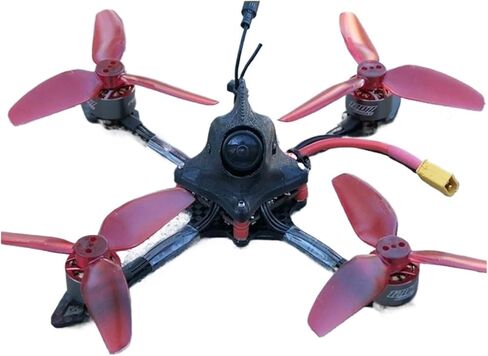 2 أزواج من المروحة HQProp T3X3X3 3030 3-Blade PC Props CW CCW لـ RC FPV Freestyle 3 بوصة مسواك Cinewhoop Ducted Drone CineLog (أرجواني) in Kuwait