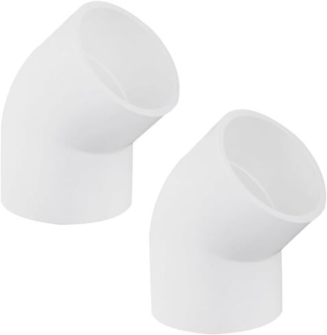 4Pack 3 Inch PVC Pipe Coupling (Socket x Socket)– Schedule 40 Heavy Duty 3" Slip Socket Connectors for Cold water the Garden,Irrigation, DIY PVC Shelf.White. in Kuwait