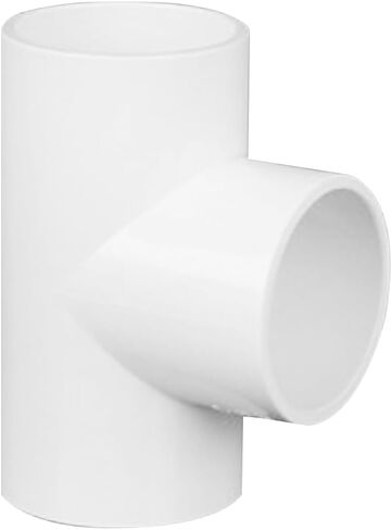4Pack 3 Inch PVC Pipe Coupling (Socket x Socket)– Schedule 40 Heavy Duty 3" Slip Socket Connectors for Cold water the Garden,Irrigation, DIY PVC Shelf.White. in Saudi Arabia