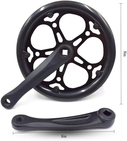 مجموعة ذراع كرنك متينة للدراجة مع عمود دوران مستدق مربع، مثالية للدراجات القابلة للطي في المدينة. يعزز أداء ركوب الدراجات مع التحول السلس. in Kuwait