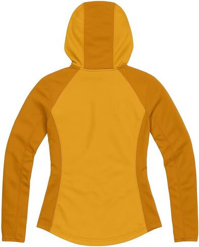 Club Ride Apparel Women's Sola Sun Shirt - Long Sleeve Cycling Jersey with Stowable Hood - Amber Yellow - Medium in Saudi Arabia