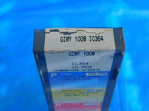 10PCS New ISCAR GIMY 1008 IC354 Carbide Grooving Inserts INDEXABLE Tooling - FAX-AR5797 in Kuwait