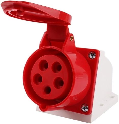 مقبس صناعي مكشوف 5 ثقوب 16A 5X16A قابس طيران مقاوم للماء IP44 ZQ-115 (5 كور 16A -115 صلب) in Saudi Arabia