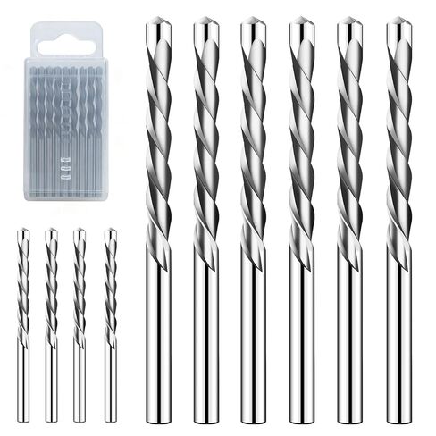 50Pcs 1/8 Inch Spiral Drywall Router Bits Set -Brocas para Drywall High Speed Steel Drywall Cutting Bit Kit with Guide Point for Drywall Cutout Tool in Kuwait