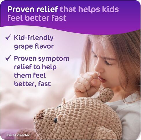 دواء Dimetapp متعدد الأعراض لعلاج نزلات البرد والأنفلونزا، مضاد للهستامين، مثبط السعال، يخفف الحمى، السعال، العطس، آلام الرأس والجسم، التهاب الحلق، نكهة العنب، خالي من الكحول، 4 أونصة سائلة (عبوة من قطعتين) in Kuwait