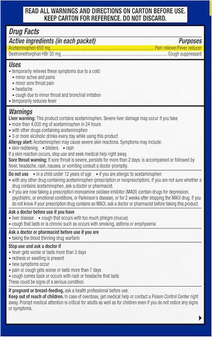 مسحوق تخفيف البرد الشديد أثناء النهار من ثيرافلو، نكهة التوت، 6 قطع in Kuwait