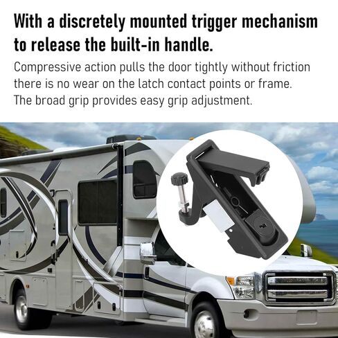 Compression Zinc Alloy Lock, Adjustable Lever Hand RV Cabinet Latch with Independently Installed Trigger, Operated Compression Latch with Raise Flush Mount Latches in Saudi Arabia