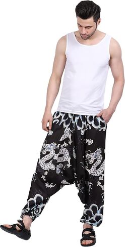 Whitewhale Men & Women Cotton Printed Harem Pants Yoga Trousers Hippie Pant in Saudi Arabia