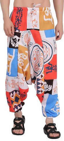 Whitewhale Men & Women Cotton Printed Harem Pants Yoga Trousers Hippie Pant in Saudi Arabia
