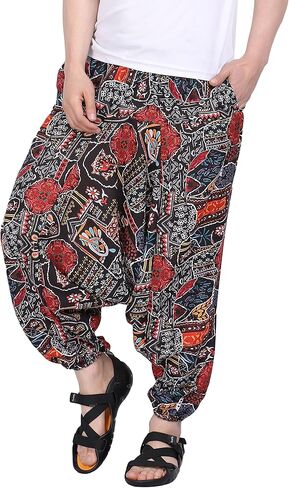 Whitewhale Men & Women Cotton Printed Harem Pants Yoga Trousers Hippie Pant in Saudi Arabia