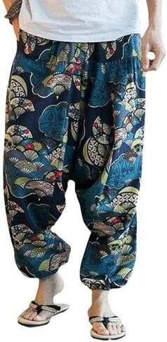 Whitewhale Men & Women Cotton Printed Harem Pants Yoga Trousers Hippie Pant in Saudi Arabia