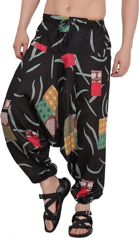Whitewhale Men & Women Cotton Printed Harem Pants Yoga Trousers Hippie Pant in Saudi Arabia