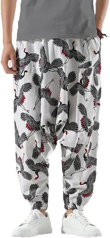 Whitewhale Men & Women Cotton Printed Harem Pants Yoga Trousers Hippie Pant in Saudi Arabia