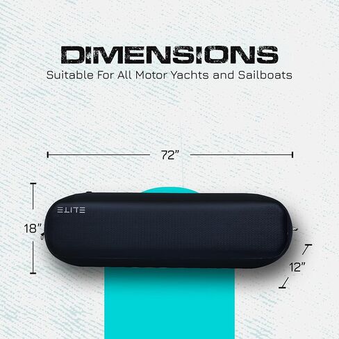 "The Wall Flat Boat Fender | Heavy-Duty 12" Thick Marine Protection | Carbon Fiber Style | 48", 72", 96" Sizes | Includes Storage Bag in Kuwait