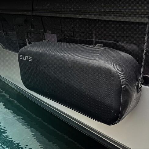 "The Wall Flat Boat Fender | Heavy-Duty 12" Thick Marine Protection | Carbon Fiber Style | 48", 72", 96" Sizes | Includes Storage Bag in Kuwait