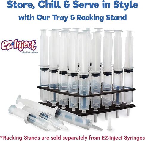 25 عبوة من المحاقن البلاستيكية لطلقات جيلو بوزن 1 أونصة - محاقن جيلو آمنة وقابلة لإعادة الاستخدام بنسبة 100% مع قبعات - لوازم حفلات العطلات والهالوين للبالغين in Kuwait