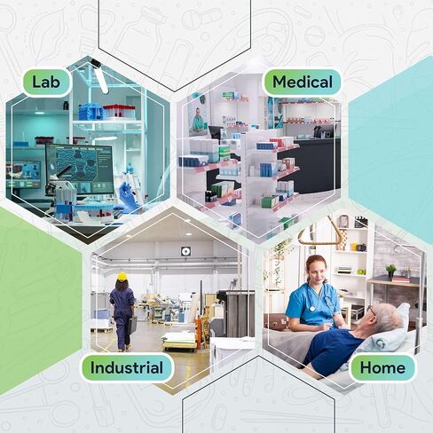 حقنة فيفث بالس 75 مل بدون إبرة - 5 عبوات من المحاقن المغلفة بشكل فردي - جيدة للاستخدام الطبي والمختبر العلمي والاستخدام المنزلي والمزيد - محاقن معقمة بقفل لور، شفافة in Kuwait