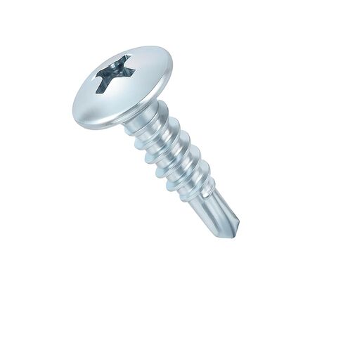 250 PCS #8 x 1/2" Self Drilling Screws | Pan Head Phillips Sheet Metal Tek Screws | Zinc Plated Self Tapping Screws for Metal, Wood & Plastic | Corrosion Resistant for Outdoor & HVAC Use in Saudi Arabia