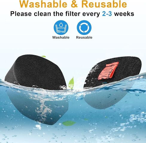 4 Pack CH901 Filters Replacement For Shark Cordless Handheld Vacuum UltraCyclone Pet Pro Plus, Foam & Felt Replacement Kit For Shark CH901 CH950 CH951 CH951C CH900WM XL Dust Cup Filter，Part #XFTRCH900 in Saudi Arabia