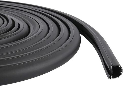 RV Slide Out D-Seal Black Rubber Weatherstrip Exterior Molding Trim 1" x 15/16" x 35' Replacement for RV Camper Trailer Slideout System 018-312-EKD in Saudi Arabia