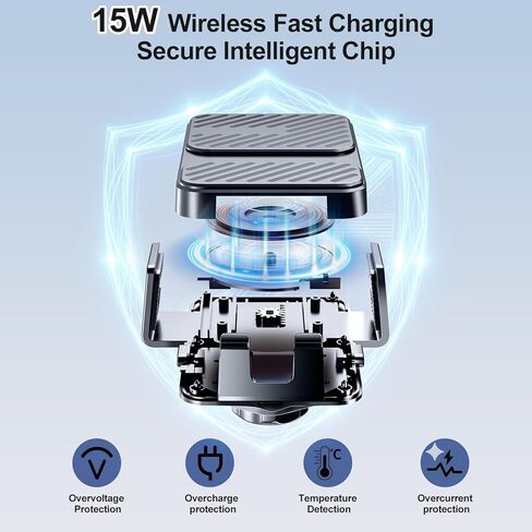 for Magsafe Car Mount [Military Grade Powerful Magnetic] Hands Free Adjustable for Magsafe Car Mount Vent Universal Magnetic Phone Holder for Car Fits iPhone 15 14 13 12 Mini Plus Pro Max All in Saudi Arabia