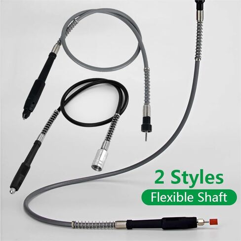 1PC Soft Flex Shaft Grinder Flexible Shaft with 0.3-3.2mm Drill Chuck Handle for Rotary Tool Electrical Tools Accessories in Saudi Arabia