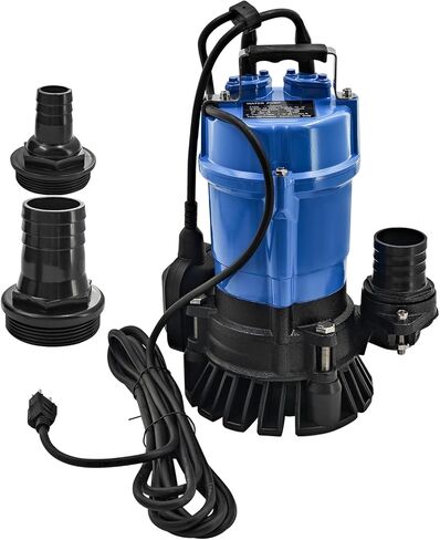 1/2 HP 115V HS2.4S HSZ2.4S Auto Electrical Submersible Wastewater Pump w/Float Switch replacement for Tsurumi Pump HSZ2.4S Submersible Trash Pump Single-Phase 53GPM 3180GPH 60Hz 2" Straight Male NPT in Kuwait