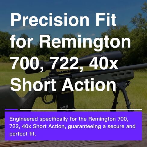 حامل نطاق السكك الحديدية KPY Picatinny لـ Remington 700، 722، 40x Short Action | 20 وزارة الزراعة in Kuwait