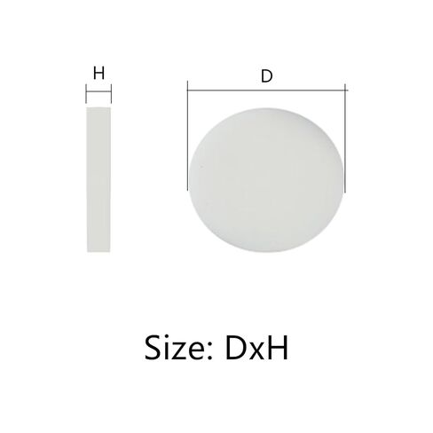 Flat Head Washers, 10pcs Diameter 55 mm Round High-Temperature Silicone Non-Slip Shock-Absorbing Pad, Height 2mm, 55x2mm in Kuwait