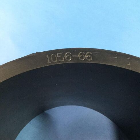 Fernco 1056-66 Flexible PVC Coupling with Stainless Steel Clamps, 6" to 6" Connection, Black in Saudi Arabia