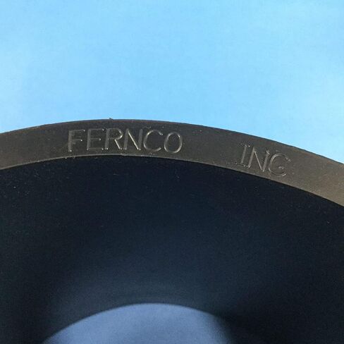 Fernco 1056-66 Flexible PVC Coupling with Stainless Steel Clamps, 6" to 6" Connection, Black in Saudi Arabia