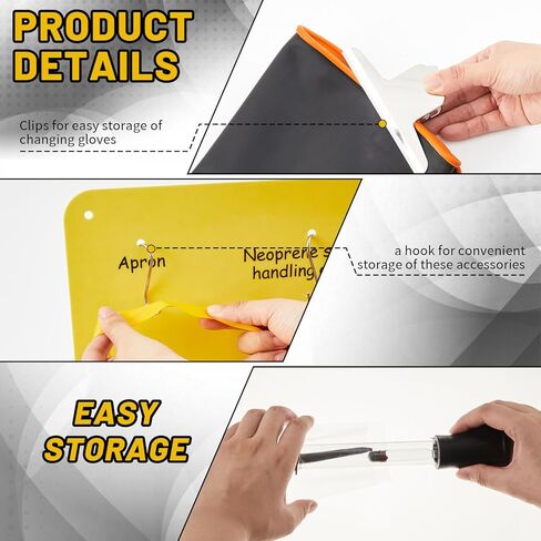 7 Pcs Complete Forklift Battery Protective Handling PPE Kit, PPE Equipment for Lift Battery Water Handling, Propane Tasks, Warehouse Safety Gear Storage in Saudi Arabia