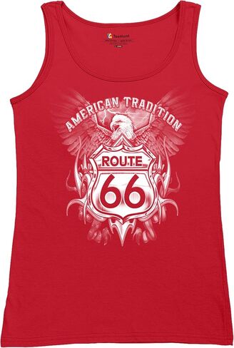 الطريق 66 التقاليد الأمريكية TANK TANK TOP RICERACE TOP in Saudi Arabia