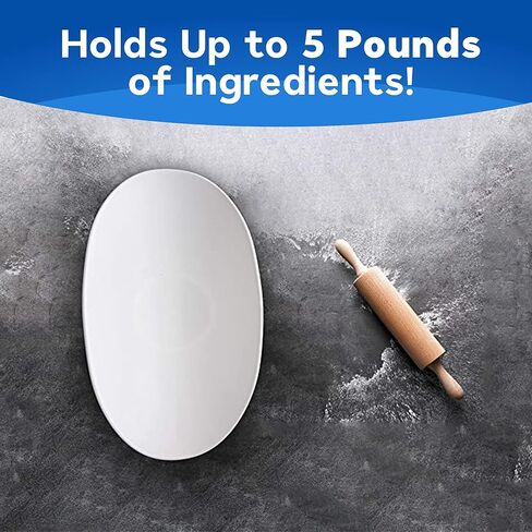 مغرفة ميزان الخبازين البلاستيكية المصنوعة في الولايات المتحدة الأمريكية من Penn Scale للوزن (11 بوصة × 21 بوصة × 6 بوصة) - مغرفة ذات قدم بيضاء مصنوعة من البلاستيك الآمن على الأغذية in Saudi Arabia