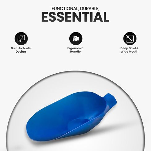 مغرفة مقياس الفول مقاس 16.85 بوصة من راتلوير - أداة قياس ومغرفة حبوب القهوة الدقيقة المتينة لصانعي القهوة في المطبخ المنزلي أو الاستخدام التجاري (أزرق) in Kuwait