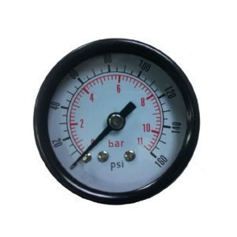 PneumaticPlus PSB20-160 Air Pressure Gauge 2" Dial, Center Back Mount, 1/4" NPT, 0-160 PSI in Saudi Arabia