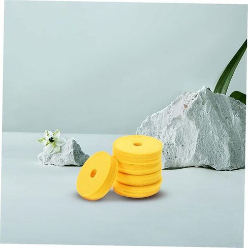 Generic 12pcs Yellow Cymbal Stand Felt Washers Thick Felt Pads Cushion Noise Control Drum Set Accessories for Improved Sound and Cymbal Protection in Saudi Arabia