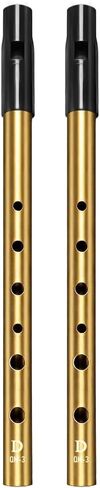 Irish Tin Whistle Key of D,Gold Sound Penny Whistle (1 Pack) in Saudi Arabia