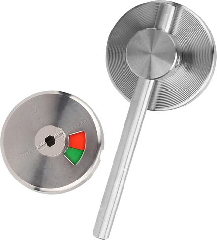 Sturdy Durable Privacy Indicator Door Lock Vacant Engaged Status Display Anti-Oxidation Brushed Finish Easy Install for Public Toilet WC Restroom in Saudi Arabia