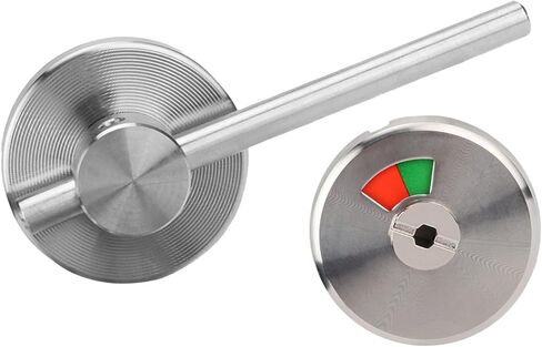 Sturdy Durable Privacy Indicator Door Lock Vacant Engaged Status Display Anti-Oxidation Brushed Finish Easy Install for Public Toilet WC Restroom in Saudi Arabia