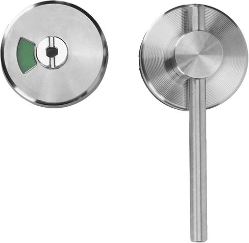 Sturdy Durable Privacy Indicator Door Lock Vacant Engaged Status Display Anti-Oxidation Brushed Finish Easy Install for Public Toilet WC Restroom in Saudi Arabia