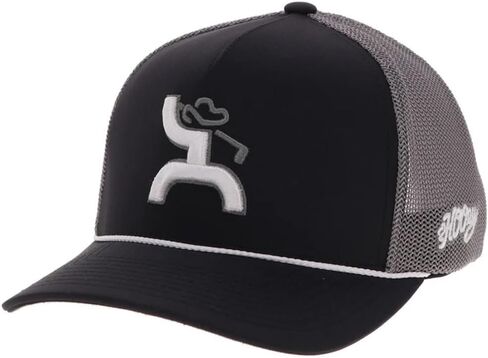 HOOEY Golf Adjustable Snapback Trucker Mesh Back Hat (Grey) in Kuwait