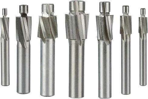 Counterbore Cutter 4 Flute Counterbore End Mill M3-M20 Slotting Tool Milling Cutter Countersink End Mills CNC Machine Milling Tool(5.2x9.5x8x6x13x51) in Saudi Arabia