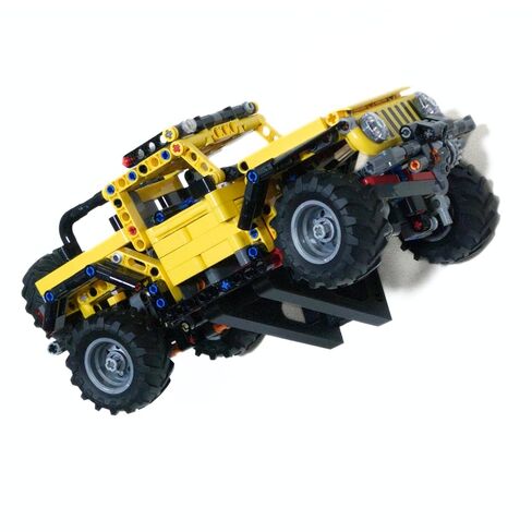 حامل حائط لسيارة Lego Technic Jeep Wrangler (42122) - حامل عرض آمن وأنيق للطرق الوعرة، حامل موفر للمساحة، سهل التركيب in Kuwait