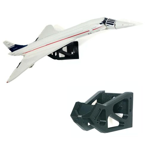 حامل عرض مثبت على الحائط لجهاز Lego Icons Concorde (10318) - حامل عرض آمن وزاوي، تركيب موفر للمساحة، سهل التركيب in Kuwait