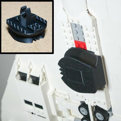 حامل عرض مثبت على الحائط لجهاز Lego Icons Concorde (10318) - حامل عرض آمن وزاوي، تركيب موفر للمساحة، سهل التركيب in Kuwait
