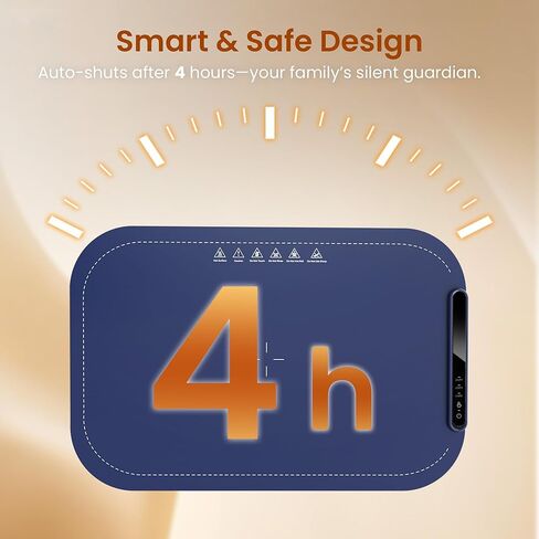 Kismile Warming Mat for Food, 3 Temperature Settings Electric Warming Tray, Rapid Full-Surface Heating, Rollable & Portable,Versatile Food Warmers for Parties Buffet,Everyday Use(Blue) in Kuwait