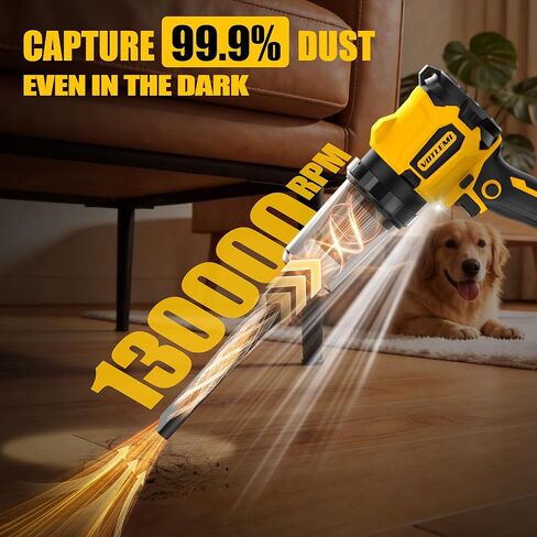 6-in-1 Cordless Vaccum Cleaner, 8000MAH Battery Powered Handheld Car Vacuum with 700W Brushless Motor, 110/240V 50KPA High Power Suction & Blower for Home, Car, Pet Hair, Keyboard in Saudi Arabia