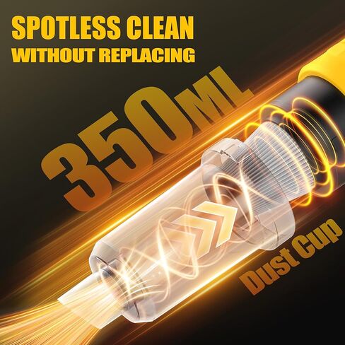 6-in-1 Cordless Vaccum Cleaner, 8000MAH Battery Powered Handheld Car Vacuum with 700W Brushless Motor, 110/240V 50KPA High Power Suction & Blower for Home, Car, Pet Hair, Keyboard in Saudi Arabia